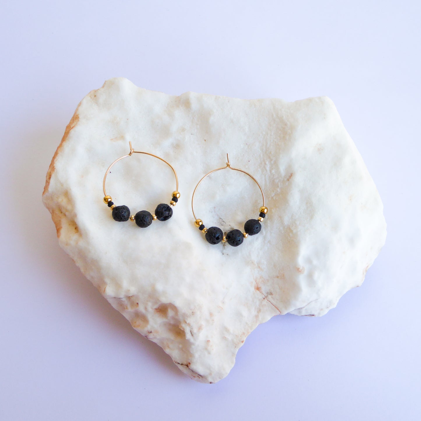 Lava Hoop Earrings